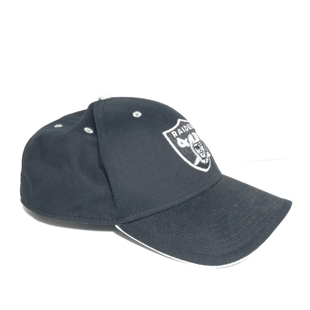 RAIDERS NFL  HAT TEAM SIZE ONE BLACK